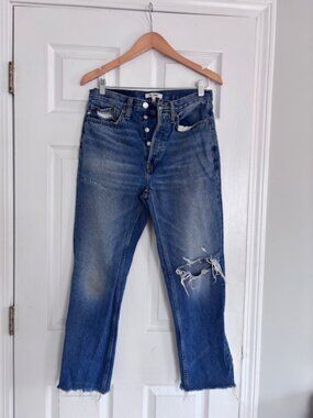 Re/Done Jeans, distressed, Size 28